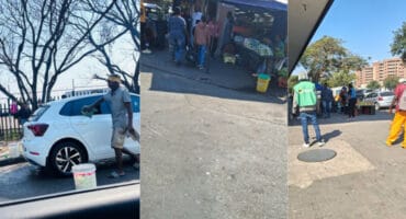 Informal trading on the streets of Mbombela’s CBD. > Photos: Tumelo Waga Dibakwane