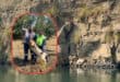 A goat stranded beside a dam. Oupa Zulu and his goat. > Photos: Supplied/ Captain Pottie Potgieter