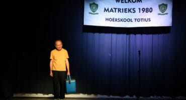 Frank Opperman op die verhoog. > Foto's: Stefan de Villiers