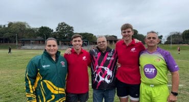 Kitty le Grange, Ruan Correia, Riaan Kotze, Christo Klopper and Jaco Booysen. Photo: Supplied/Kitty le Grange