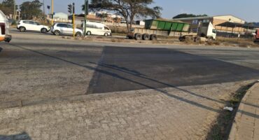 The section of the R40 that was repaired in Rock Drift. > Photo: Tumelo Waga Dibakwane