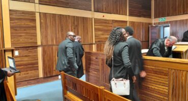 Sibusiso and Ntombizodwa Tshabalala in the Supreme Court of Appeal this morning. > Photos: Gia Radnai