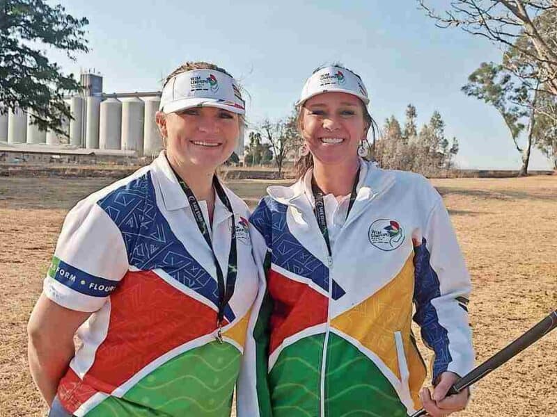3.The organisers of the event, Bronwyn Goosen and Mariska Balton.