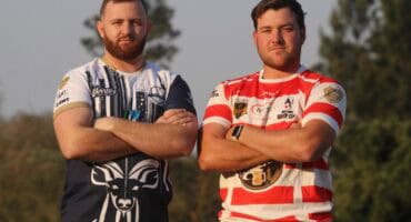 Captains Johan Aspeling and Joubert Willlers. > Photo: Mark Kinnear