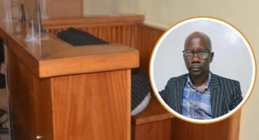 Main image: Innocent Timothy Sibuyi tried hiding in the dock during one if his appearances in the Mhala Regional Court. > Photos: Oris Mnisi INSERT: Innocent Timothy Sibuyi.