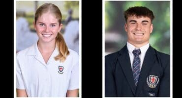 Cameron Waldeck-Cooks and Ethan Coetzee. > Photos: Facebook/St Stithians College