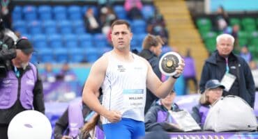 Ryan Williams in action at the Commonwealth Games. > Photo: Sourced/Namibia National Olympic Committee Facebook
