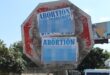 Abortion posters in Mbombela. > Photo: Tumelo Waga Dibakwane