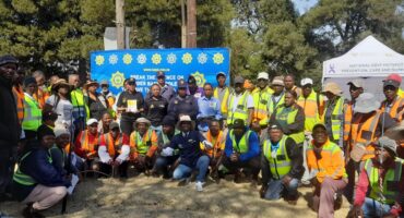 SAPS members. > Photo: Supplied/Mpumalanga SAPS