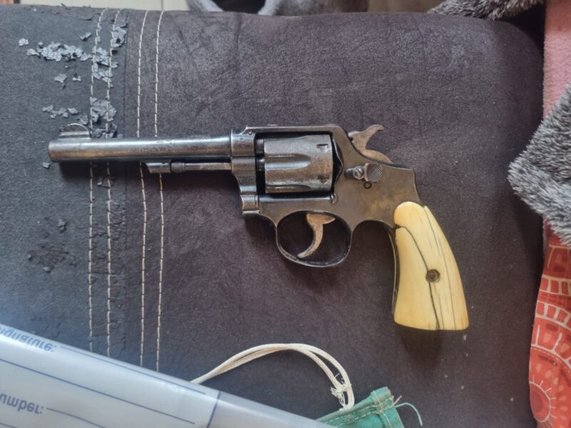 The firearm that was confiscated.