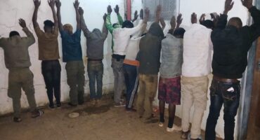 Suspects arrested. > Photo: Supplied/Mpumalanga SAPS