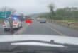 The accident scene. > Photo: Sourced/Facebook