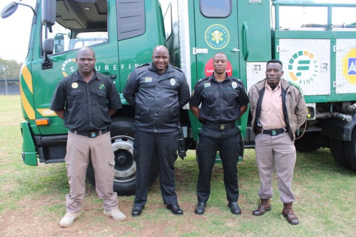 Steven Lamula, Sifiso Shabalala, Martin Seema and Morgan Ngobe.