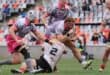 Marko Janse van Rensburg attempts to stop Etienne Janeke. > Photo: Kaptured Concepts