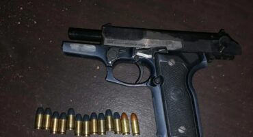 One of the recovered firearms. > Photo: Supplied/Mpumalanga SAPS