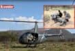 A helicopter. Wildlife veterinarians treat the rhino calf. > Photos: Supplied/WeWild Africa