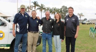 Mike Kidson, Frankie dos Reis, Joe de Bruyn, Chantelle du Plessis and Meiring van der Merwe.