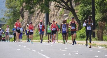 Runners participating in the 2025 Kaapsehoop Marathon. >Photo: Lowvelder