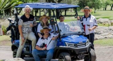Stefan de Villiers, Colletha Rattray, Johan Oosthuizen, Lizelle Douglass and Buks Esterhuizen.