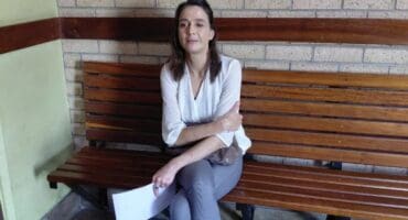 Clea Hattingh outside the Regional Court. > Photo: Gia Radnai
