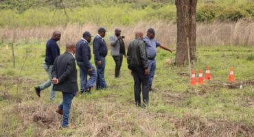MEC Jackie Macie visits the scene with Mpumalanga SAPS. > Photos: Gia Radnai