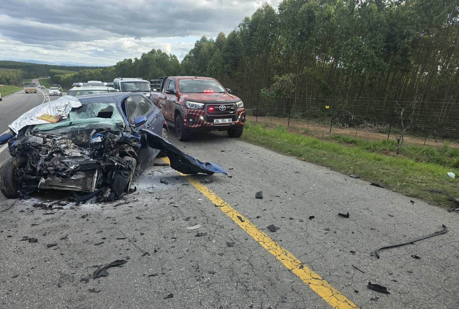  1 dead in R40 head-on collision near White River