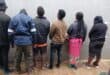 Mpumalanga law enforcement arrested 13 suspected illegal miners on October 4. > Photo: Supplied/SAPS