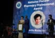 Dr Martlie Mocke-Richter accepting her award. >Photos: Supplied/Martlie Mocke-Richter