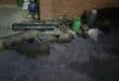 Some of the items that were confiscated by the police during a high-density operation in Barberton. Photo: Supplied/SAPS