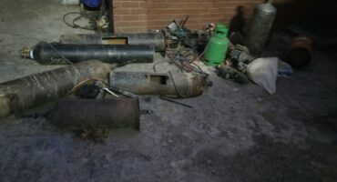 Some of the items that were confiscated by the police during a high-density operation in Barberton. Photo: Supplied/SAPS