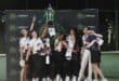 The Backhand Blossoms celebrating their victory. >Photos: Zané Botes