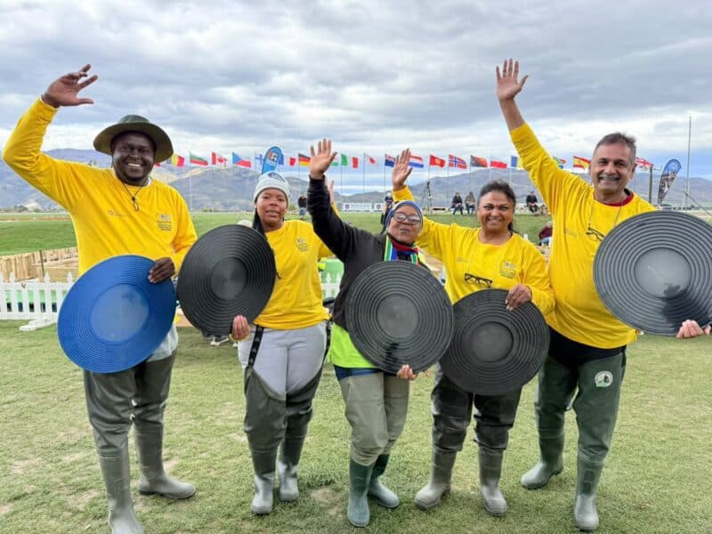 The SA Black Panther team: Chester Mthombeni, Goodness Mashego, Essie Mogane, Savera Mohangi and Sanjay Singh.