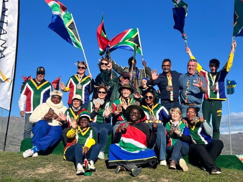 The South African team members at the WGA Championship.
