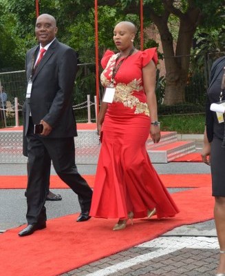 Mr. Andries Gamede and partner.