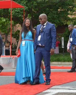 BRA MPL, Mr Cleopas Maunye and his wife.