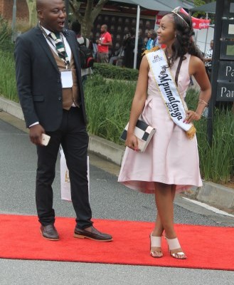 Zwelo Masilela and Miss Mpumalanga, Zamanene Nene.