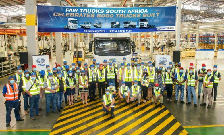 008 FAW 8000th