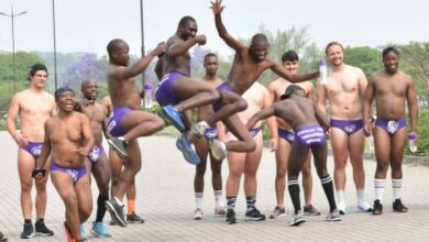 There was much enthusiasm among the Hollard Daredevil runners. > Photo: Chelsea Pieterse