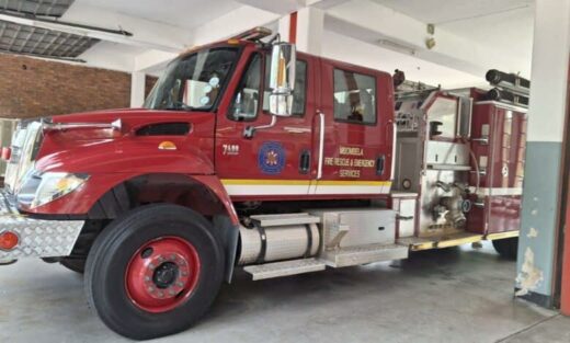 Matsulu’s only fire engine. > Photo Tumelo: Waga Dibakwane.