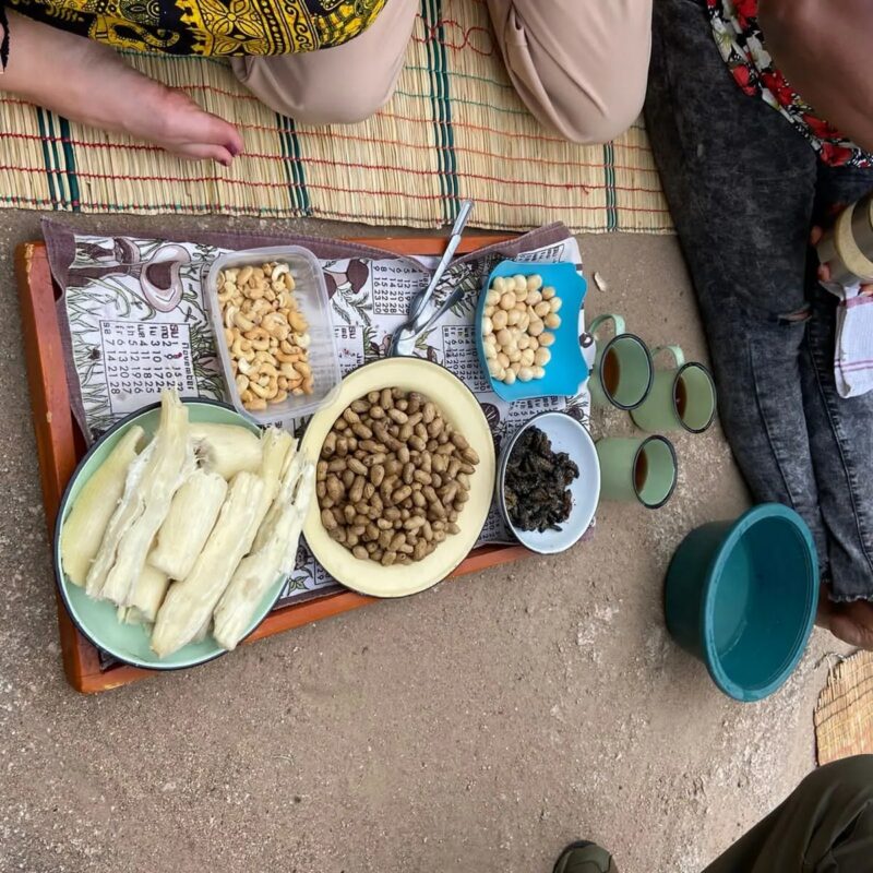Tourists enjoy indigenous cuisine in Shabalala.