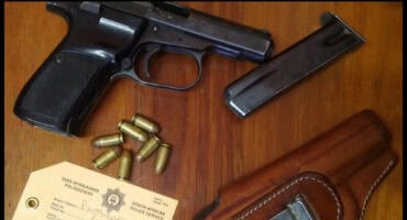 The gun and ammunition that the police recovered. > Photo: Supplied/SAPS