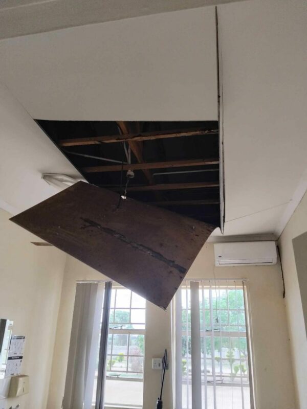 The clinic is in poor condition.