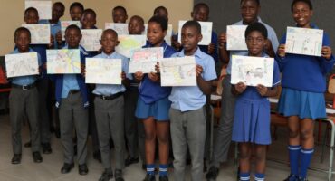 Some of the learners who participated in the Be Road Safe Africa programme. > Photo: Supplied