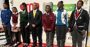 Ayanda Mkhabela, Kgahlego Makgata, Cleopatra Mahlangu, Gustav Wilson, Siphesihle Ngwenya, Hlungwane Mpilo and Mpilo Soko. Photos: Supplied/DSD