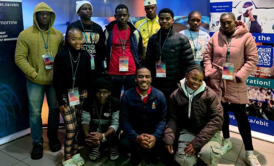 Similo Siyenga at Roots and Rise Campus Garden. Photos: Supplied/Similo Siyenga