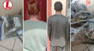 Dagga and other cannabis infused products were seized and two shop employees were arrested. > Photos: Supplied/SAPS