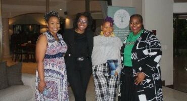 Nomfundo Myeza, Mbumi Mbethe, Carol Sanderson and Bobo Lukhele. > Photos: Beatrice Shongwe.