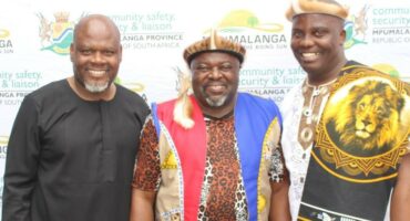 Bouy Maluleke, Aubrey Ngwenya and Lot Mabuza. > Photo: Supplied/DCSSL