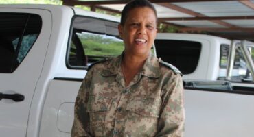 Head of rangers at KNP, Cathy Dreyer. > Photos: Tumelo Waga Dibakwane