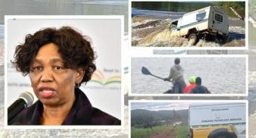 Minister of Defence and Military Veterans Angie Motshekga visited the Macadamia military base near Komatipoort. Photos: Supplied/SAPS